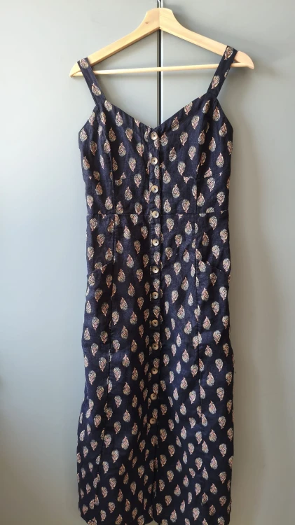 Fat Face pellavamekko napeilla – kuva 10