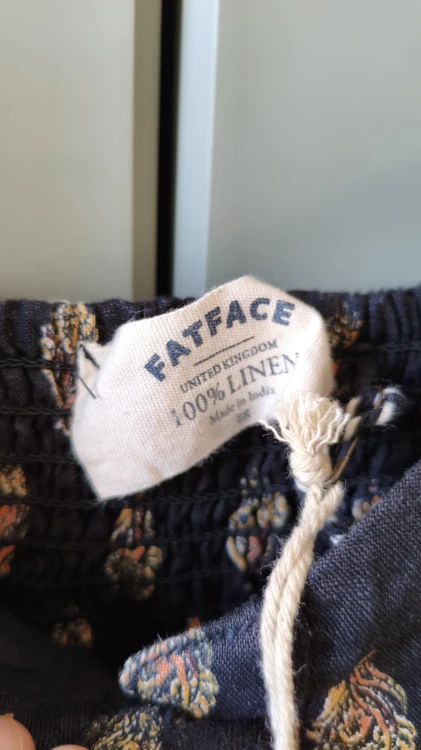 Fat Face pellavamekko napeilla – kuva 12