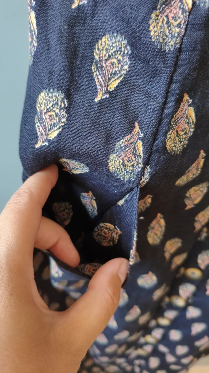 Fat Face pellavamekko napeilla – kuva 13