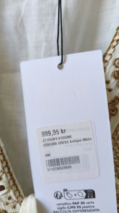 Sorbet-naisten boho-mekko viskoosista, koristeltu brodeerauksella – kuva 5