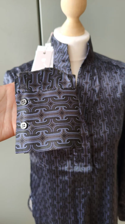 Sidenskjorta dam Dea Kudibal mullbärssiden Mulberry Silk – lyxig premiumskjorta S, M – bild 5