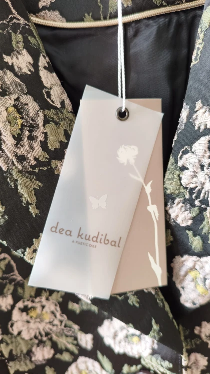 Damkavaj Dea Kudibal med blommönster – elegant premiumkavaj S, M – bild 19