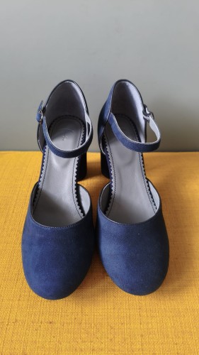 Seasalt Cornwall naisten nahka-avokkaat paksulla korolla – aidosta nahasta valmistetut kengät – kuva 2