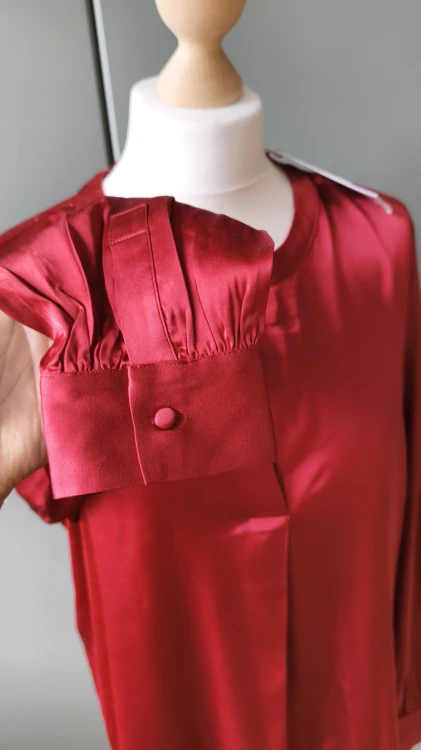 Mos Mosh damblus av viskos – elegant skjortblus – bild 6