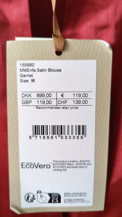 Mos Mosh damblus av viskos – elegant skjortblus – bild 7