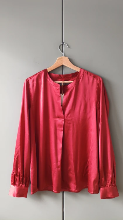 Mos Mosh damblus av viskos – elegant skjortblus – bild 8