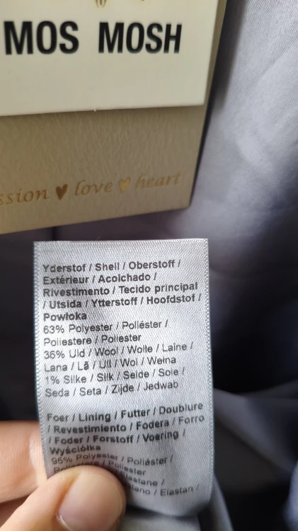 Mos Mosh -naisten bleiseri villaa ja silkkiä – tyylikäs premium-jakku – kuva 9