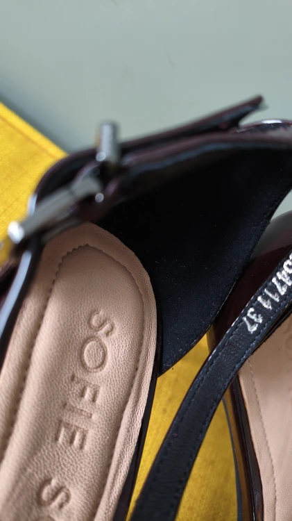 Läder sandaler för dam Sofie Schnoor med klack – eleganta sandaler i läder – bild 7
