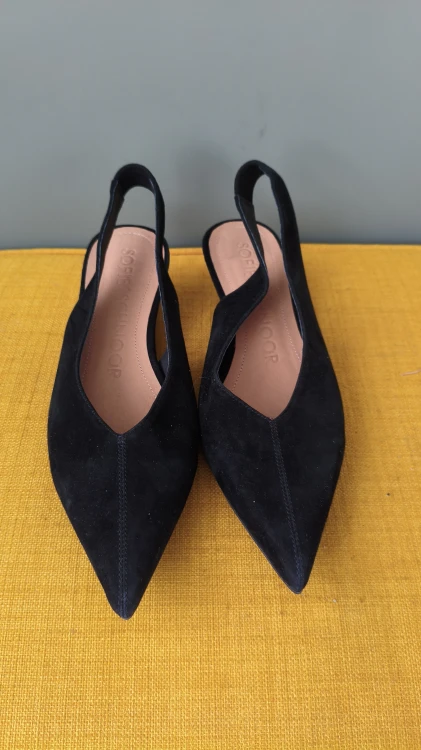 Sofie Schnoor naisten nahkaiset ballerinat – kärjelliset slingback-kengät aidosta nahasta – kuva 3
