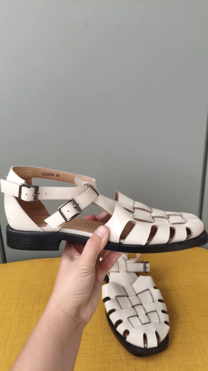 Sofie Schnoor skinnsandaler för dam – fisherman i skinn