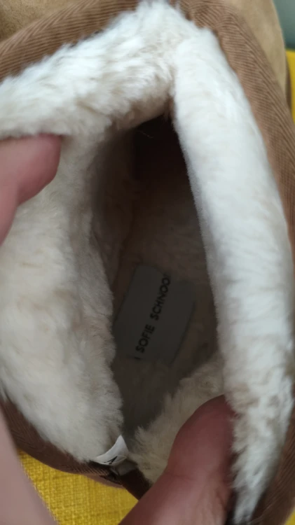 Skinnboots för dam Sofie Schnoor – fodrade mockaboots i skinn – bild 8