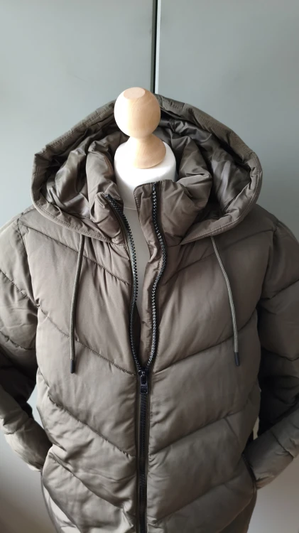 Damjacka ONLY Carmakoma – vadderad vinterjacka plus size med luva – bild 8