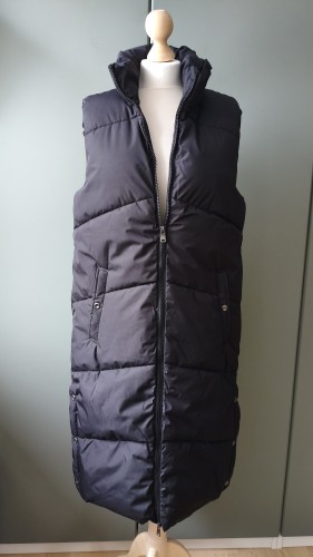 Lang dame vest ONLY – quiltet vest uden ærmer til efterår og vinter – billede 2