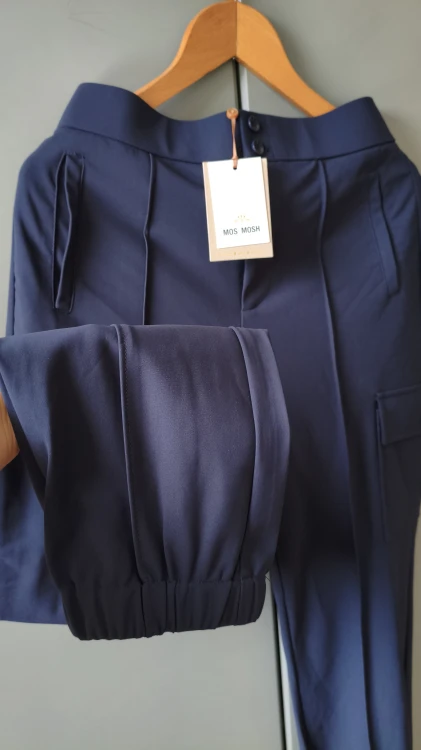 Cargobyxor för dam Mos Mosh – eleganta cargobyxor för dam i feminin stil – bild 5