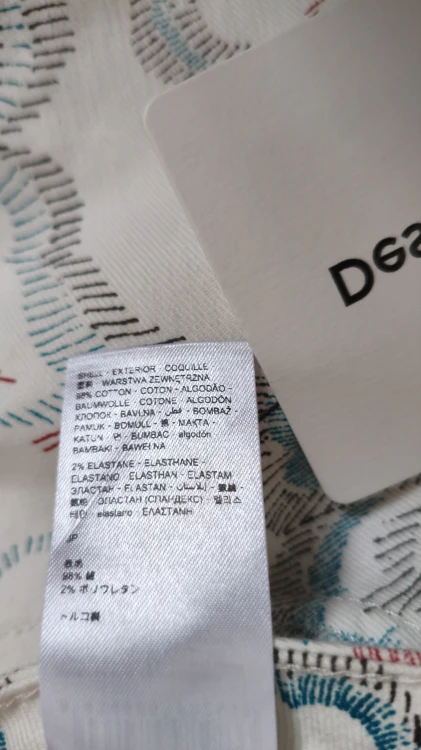 Desigual jeans för dam i bomull med dekorativ detalj – äkta Desigual-jeans – bild 7