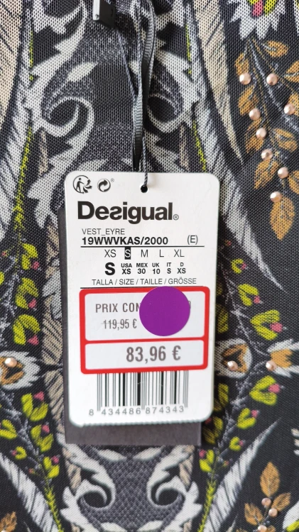 Sukienka damska Desigual z efektownym wzorem – elegancka sukienka na wyjątkowe okazje – zdjęcie 3