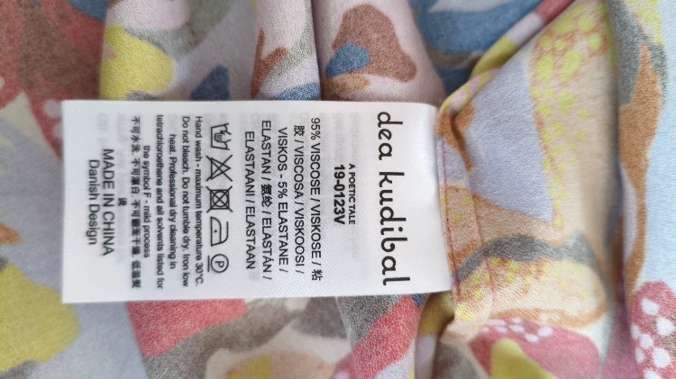 Dea Kudibal naisten viskoosipusero kukkakuvioinen – tyylikäs kuvioitu pusero – kuva 9