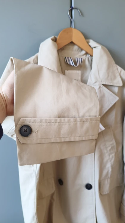 Bomuldsjakke fra Part Two – elegant dame-trenchcoat – billede 3