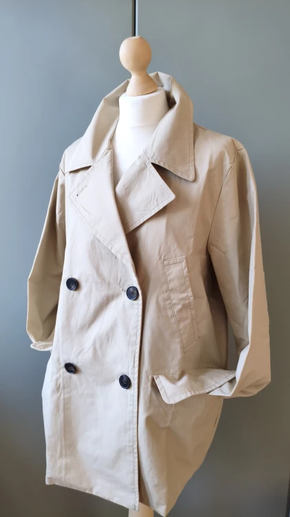 Bomuldsjakke fra Part Two – elegant dame-trenchcoat – billede 10