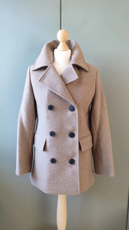 InWear ullkappa – elegant dubbelknäppt damkappa – bild 6