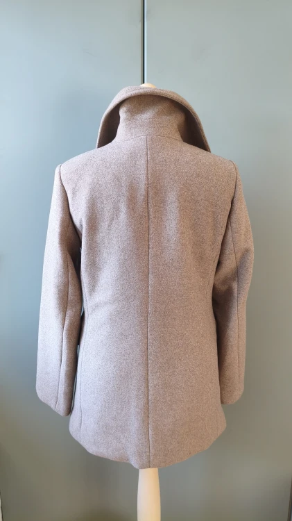 Uldfrakke fra InWear – elegant dobbeltradet dameoverfrakke – billede 11