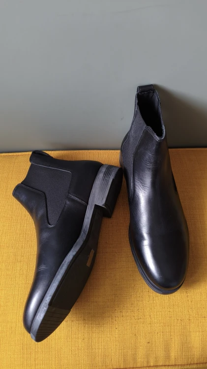 Skostövletter i läder från Shoe The Bear – klassiska boots i läder för dam – bild 3
