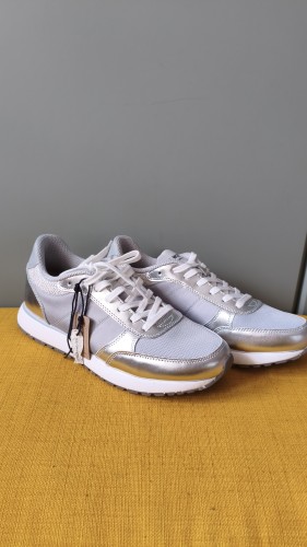 Sneakersy WODEN ze skórą – damskie buty sportowe premium – zdjęcie 2
