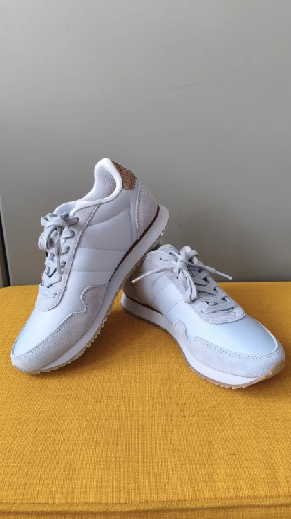 WODEN sneakers i skinn – damskor i sportig premiummodell – bild 4