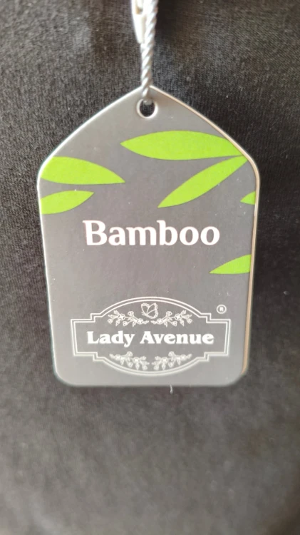 Lady Avenue – czarny top damski na ramiączkach z wiskozy bambusowej, miękka koszulka bieliźniana – zdjęcie 5