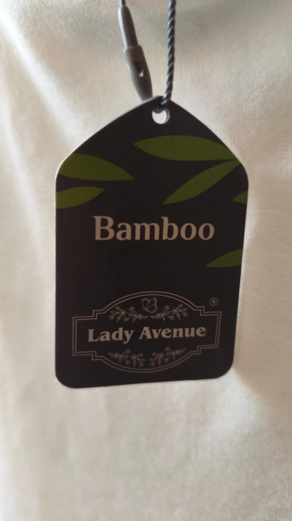 Lady Avenue – kermanvärinen naisten olkaimellinen yöpaita, sileä bambuviskoosinen yöasu – kuva 6
