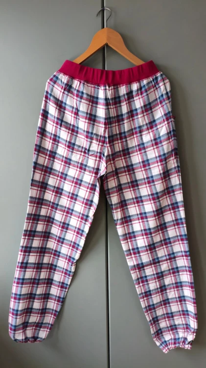 Lady Avenue – pyjamas i bomull för dam, mjukt tvådelat sovset med långa ärmar – bild 8