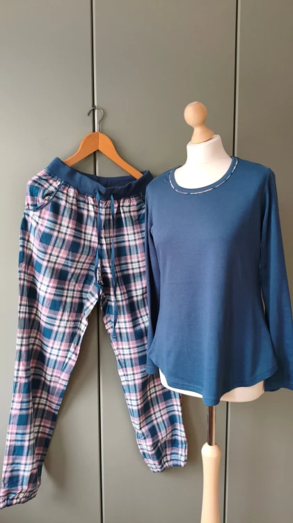 Lady Avenue – puuvillainen naisten kaksiosainen pyjama, pehmeä yöpuku uneen ja rentoutumiseen
