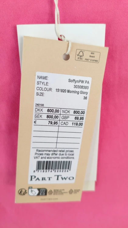 Part Two – bawełniane spodnie damskie chino, wygodne spodnie materiałowe premium – zdjęcie 6