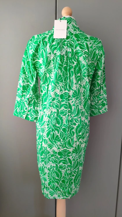 Dea Kudibal – puuvillainen naisten mekko pystykauluksella, mukava premium-midimekko – kuva 6