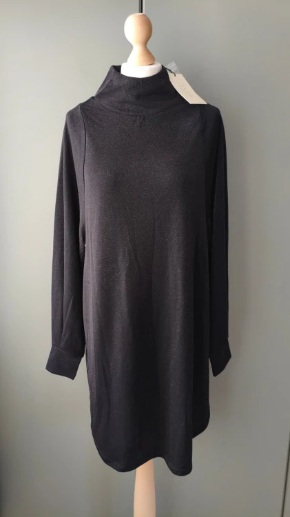 Masai – elegant dameskjole med glimmertråd, behagelig mini kjole i premium kvalitet