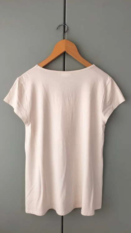 Masai – damska bluzka z krótkim rękawem, wygodny T-shirt basic duńskiej marki – zdjęcie 3