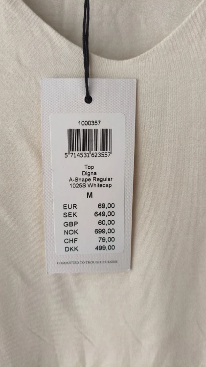 Masai – damska bluzka z krótkim rękawem, wygodny T-shirt basic duńskiej marki – zdjęcie 5