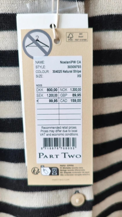 Part Two – wełniany sweter damski rozpinany na guziki, elegancki kardigan damski premium – zdjęcie 7