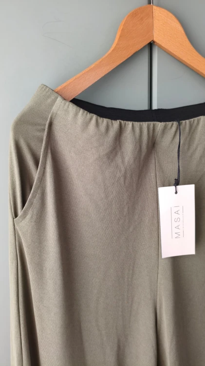 Masai – wygodne spodnie damskie z szerokimi nogawkami, luźne spodnie premium – zdjęcie 3