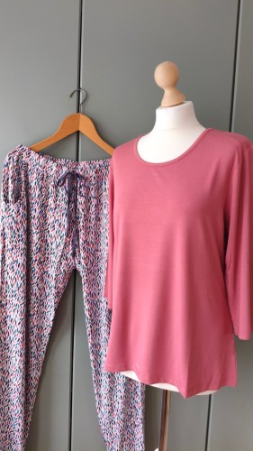 Lady Avenue – pyjamassæt til damer i bambusviskose, blødt todelt damepyjamas