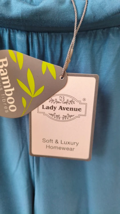 Lady Avenue – miękkie spodnie piżamowe damskie z wiskozy bambusowej, wygodne spodnie do spania i domu – zdjęcie 6
