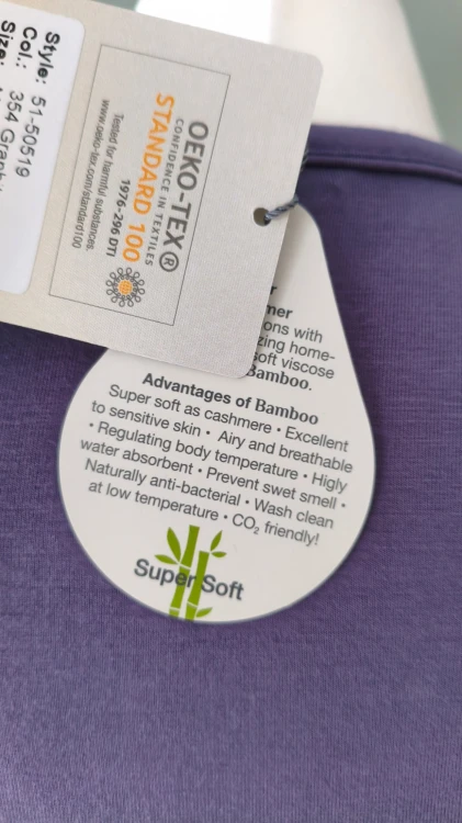Lady Avenue – blød natkjole til damer i bambusviskose, behagelig natkjole til at sove i – billede 8