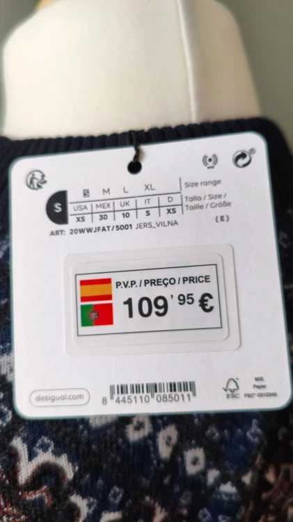 Desigual – lang uldstrikket dame-cardigan med lommer – billede 7