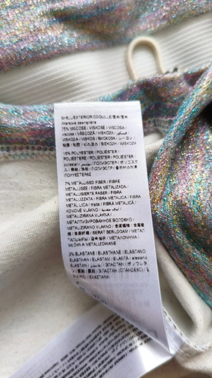 Desigual – bekväm damtröja med glittrande tråd, trendig oversize-tröja med texten Love – bild 6