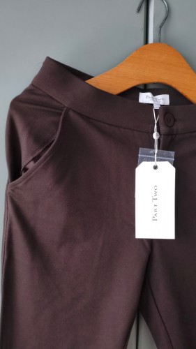 Part Two – eleganckie spodnie damskie cygaretki z kieszeniami, wygodne spodnie premium – zdjęcie 2