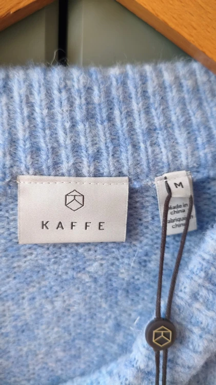 Kaffe – mjuk oversize damtröja med inslag av ull och alpacka, varm premiumpullover – bild 8