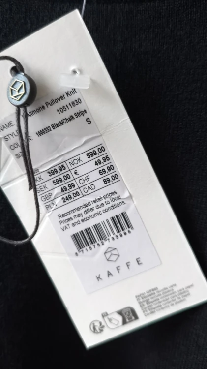 Kaffe – klassisk randig damtröja, bekväm premiumpullover för dam – bild 7