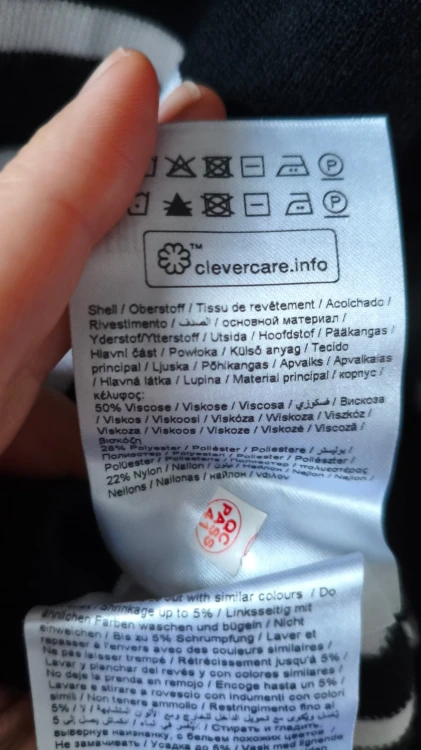 Kaffe – klasyczny sweter damski w paski, wygodny pulower damski premium – zdjęcie 8