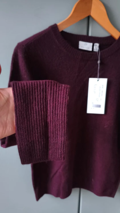 Kaffe – uldtrøje til damer med cashmere, blød premium pullover til kvinder – billede 3