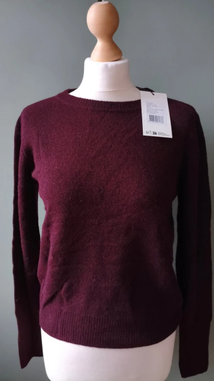 Kaffe – uldtrøje til damer med cashmere, blød premium pullover til kvinder – billede 4